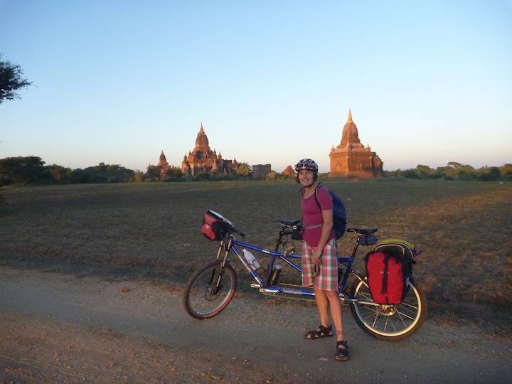 We rode through Old Bagan on our way to the hotel and there were hundreds of stupas.